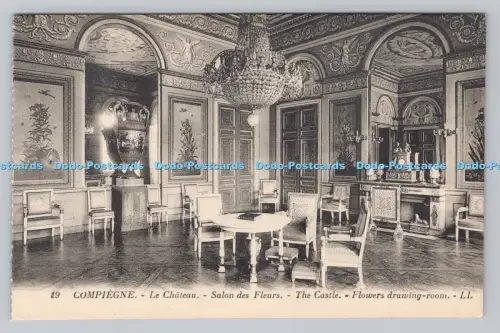 R808991 Compiegne. Das Schloss. Blumen Salon. LL. 19