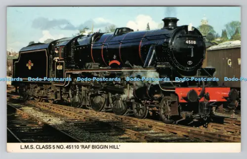R807266 L.M.S. Class 5 No. 45110. Raf Biggin Hill. Fotopräzision. St. Ives.