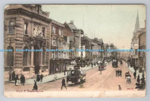 R805685 Southampton. High St. PM. Portsmouth. 1904