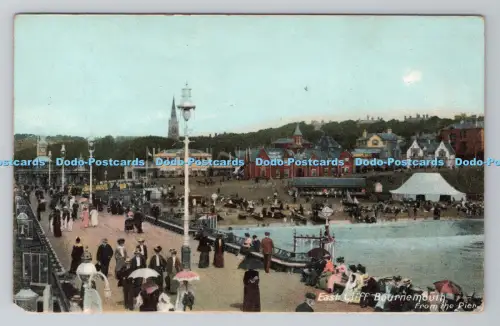 R805686 Bournemouth. East Cliff. Vom Pier. R.B. 1906