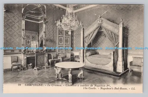 R808997 Compiegne. Das Schloss. Napoleon Schlafzimmer. LL. 28