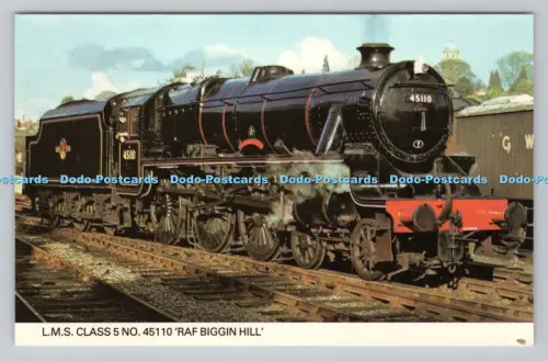 R807278 L.M.S. Class 5 No. 45110. Raf Biggin Hill. Fotopräzision. St. Ives.