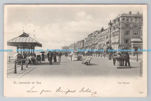 R805728 St. Leonards on Sea. Die Parade. 11 Geflügel. London. Serie Victoria. PM