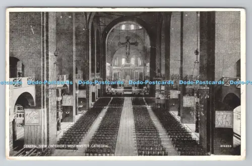 R805743 Westminster Cathedral. Gesamtansicht. Innenraum. Valentinstag. Silber. P
