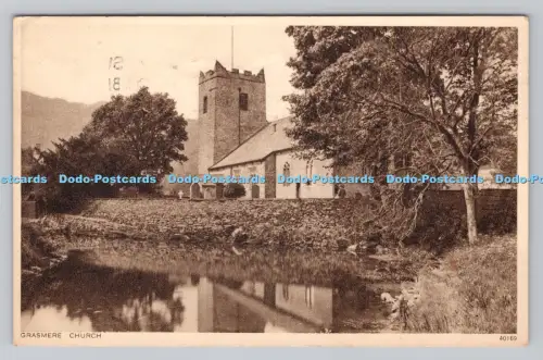 R809061 Grasmere Kirche. Photochrom. Royal Tunbridge Wells
