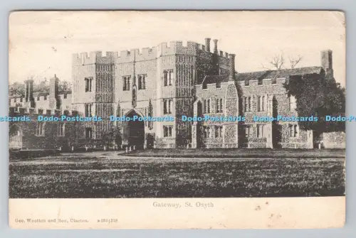 R805780 St. Osyth. Gateway. Geo. Wootton. Clacton. 1906