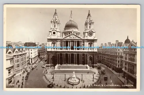 R805786 London. St. Pauls Cathedral. PM. Upper Edmonton. 1954
