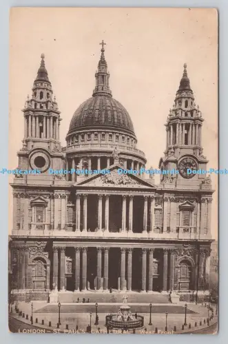 R805787 London. St. Paul Cathedral. Westfront. The London Stereoscopic. Serie