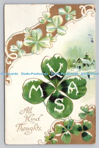 R809100 Xmas. Alle freundlichen Gedanken. Zuhause. B. B. London. Serie Nr. 174. PM. Eastbou