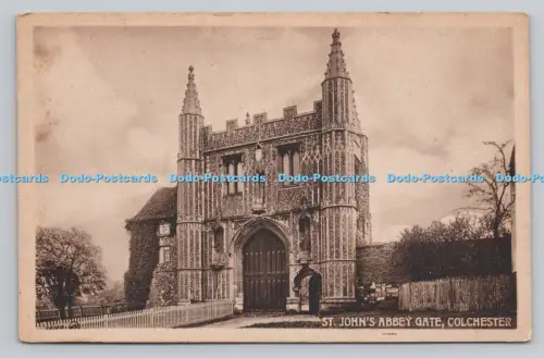 R809103 Colchester. St. John Abbey Gate. Valentine Serie