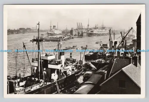R807380 Amsterdam. Havengezicht. J. G. v. Agtmaal. RP