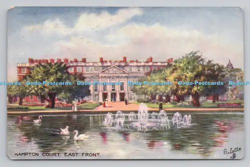 R809106 Hampton Court. Ostfront. Stecken. Oilette. 7589. 1908
