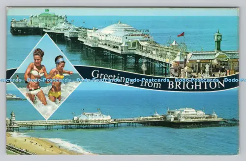 R807386 Grüße aus Brighton. D. Konstanz. Littlehampton. Sussex. Multi View