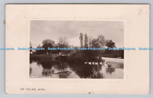 R809122 Der Dorfteich. Rotary Photographic Plate Sunk Gem Serie. PM. Sheefie