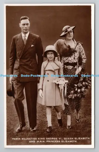 R805814 Ihre Majestäten König Georg VI. Queen Elizabeth und H.R.H. Prinzessin El