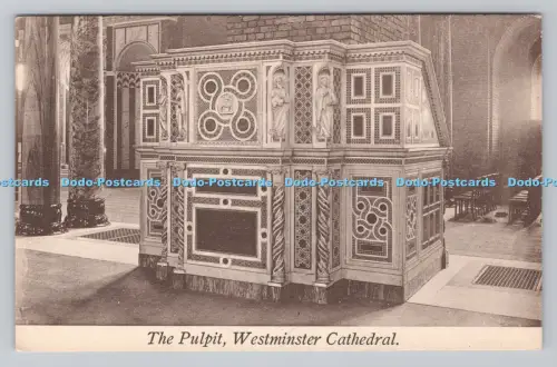 R809123 Westminster Cathedral. Die Kanzel. E. R. Alexander. Leyton. London. Engl