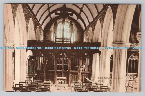 R809133 Cockington Church. Postkarte