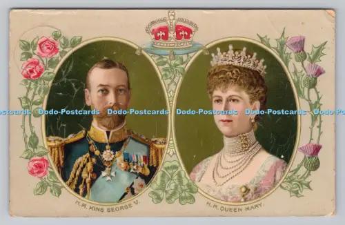 R809140 H. M. King George V. H. M. Queen Mary. Wildt und Kray. London. Serie. 2