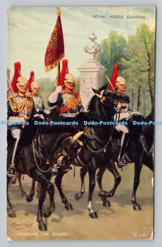 R809143 Royal Horse Guards. Schutz wechseln. Valentinstag. Kunstfarbe. Conard Le