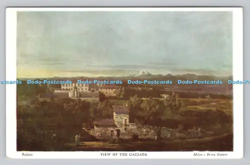 R811205 Milan. Brera Gallery. Blick auf die Gazzada. The Medici Society. London