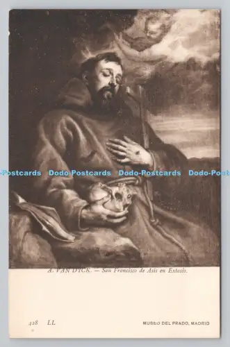 R811206 Madrid. Museo del Prado. San Francisco de Asis en Extasis. A. Van Dyck.