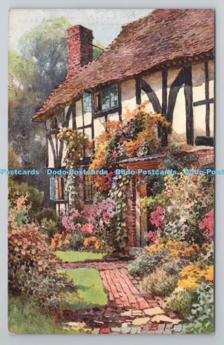 R805846 Haus mit Blumengarten. A. Vivian Mansell. London. Nr. 1148