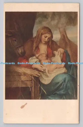 R811207 Roma. Galleria Nazionale. Il Presepio. A. Van Dyck. Roberto Hoesch