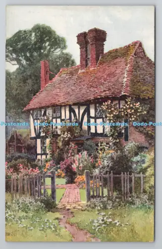 R805847 Haus mit Blumengarten. A. Vivian Mansell. London. Nr. 1148