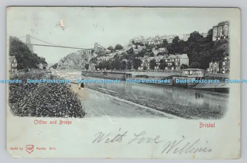 R807440 Bristol. Clifton und Brücke. W.H. Berlin. 1903