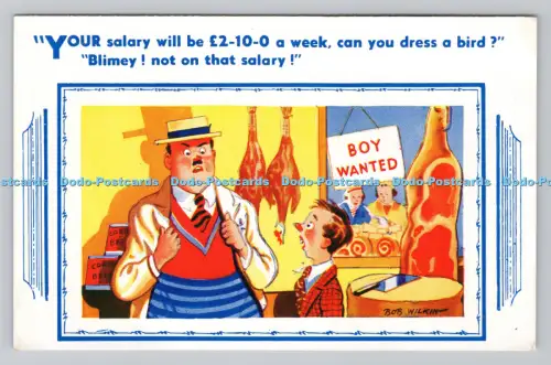 R811217 Ihr Gehalt beträgt 2 10 0 pro Woche. H.B. Gesamte britische Produktion. Bob W