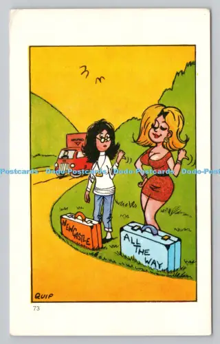 R811218 Newcastle. Den ganzen Weg. Eine Saphirkarte. Quip