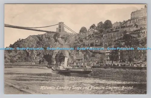 R807443 Bristol. Hotwells Landing Stage und Pleasure Steamer. W. British Made