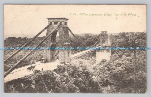 R807444 Bristol. Clifton Hängebrücke. High Level. J. B. und S. C. Avon Dal