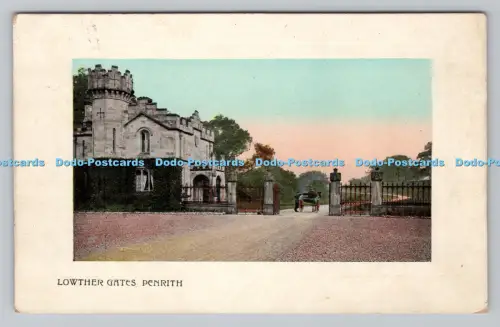 R809211 Penrith. Lowther Gates. Serie Valentine. PM. Carlisle. 1909
