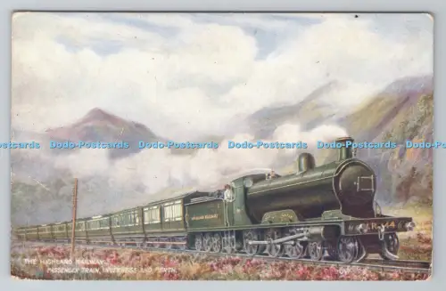R805904 The Highland Railway. Personenzug. Inverness und Perth. stecken. Oilett