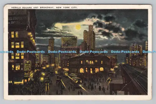 R809215 New York City. Herald Square und Broadway. Manhattan Postkarte