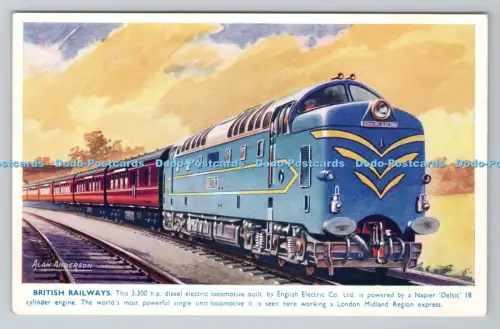 R805905 British Railways. Dieselelektrische Lokomotive gebaut von English Electric.