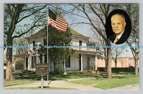R811269 Abilene. Kansas. Eisenhower Haus und Museum. Tetricolor. J. E. Tetirick.
