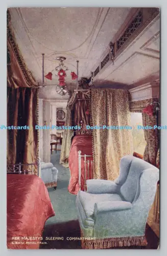 R809219 Her Majesty Schlafabteil. L. und N.W. Royal Train. McCorquodale