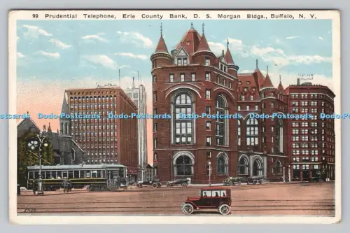 R809221 N.Y. Buffalo. Morgan Bldgs. Aufsichtstelefon. Erie County Bank. D.