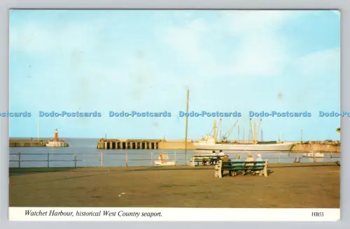 R811277 Watchet Harbour historischer West Country Seehafen. PM. Weston Super Mare.