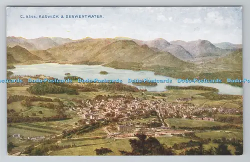 R805919 Keswick und Derwentwater. Photochrom. London. Tunbridge Wells