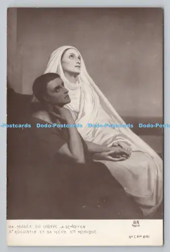 R809231 Musee du Louvre. St. Augustin et Sa Mere Ste Monique. A. S. Scheffer. A.