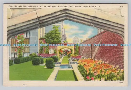 R809233 New York City. Rockefeller Center. Englischer Garten. Gärten der Nation