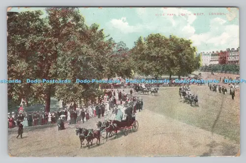 R809234 London. Hyde Park Coach Meet. 1907