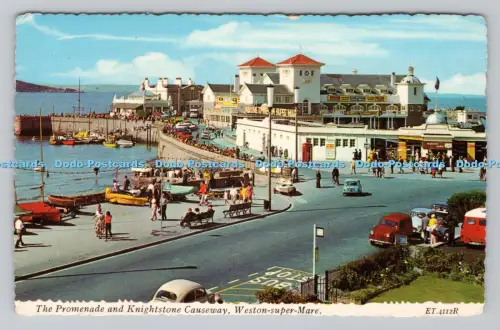 R807518 Weston Super Mare. Die Promenade und der Knightstone Causeway. Valentine