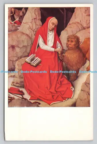 R811295 The Detroit Institute of Arts. Hieronymus in der Wüste. Rogier Van Der