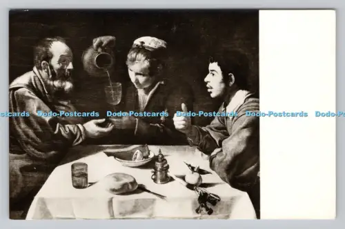 R811296 Budapest. Szepmuveszeti Muzeum. Diego Velazquez. Etkezo Parasztok. Alap