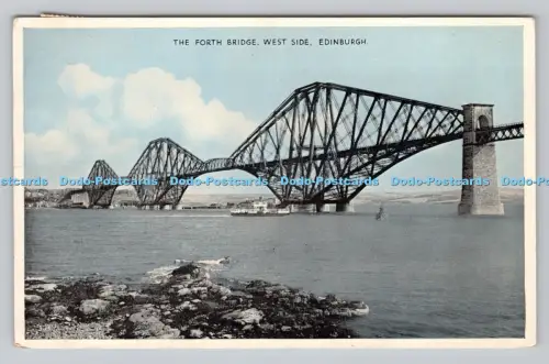 R809245 Edinburgh. Die Forth Bridge. Westseite. E. T. W. Dennis. Scarborough. Lo