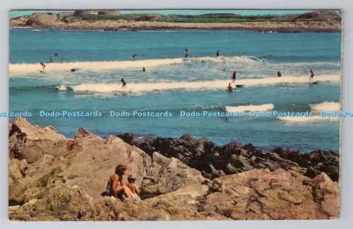 R805938 C.I. Guernsey. Surfen in Vazon Bay. Jarrold. Norwich. England. PM. Oxf